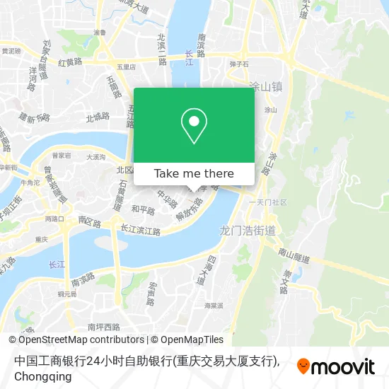 中国工商银行24小时自助银行(重庆交易大厦支行) map