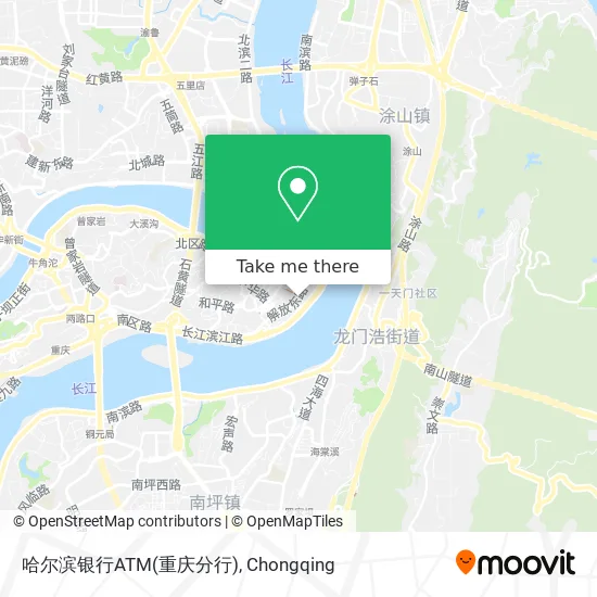 哈尔滨银行ATM(重庆分行) map