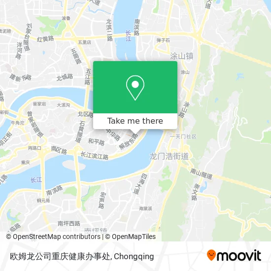 欧姆龙公司重庆健康办事处 map
