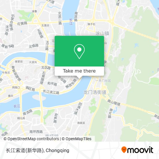 长江索道(新华路) map