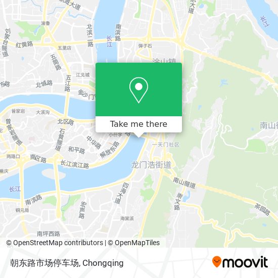朝东路市场停车场 map