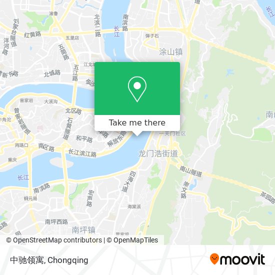 中驰领寓 map