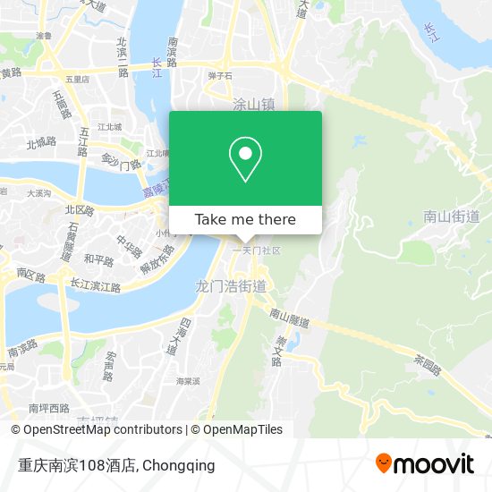 重庆南滨108酒店 map