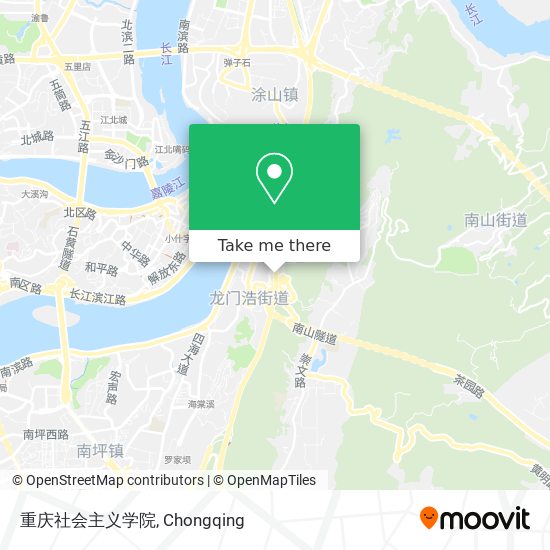 重庆社会主义学院 map
