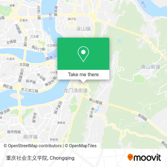 重庆社会主义学院 map