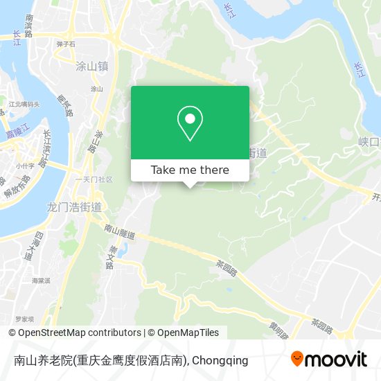 南山养老院(重庆金鹰度假酒店南) map