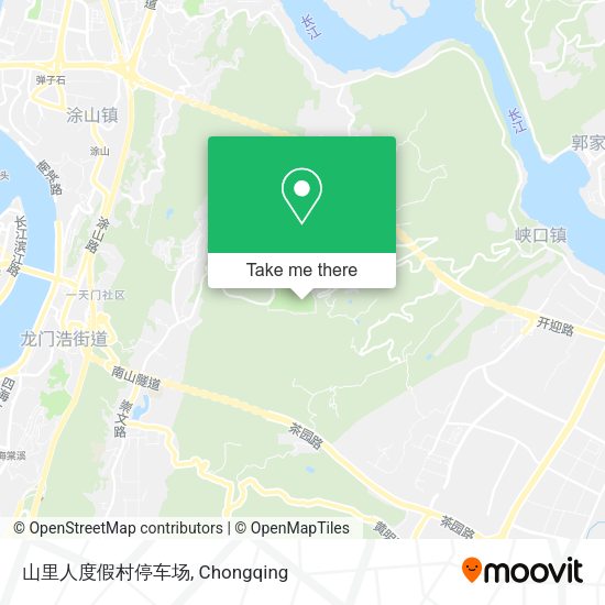 山里人度假村停车场 map