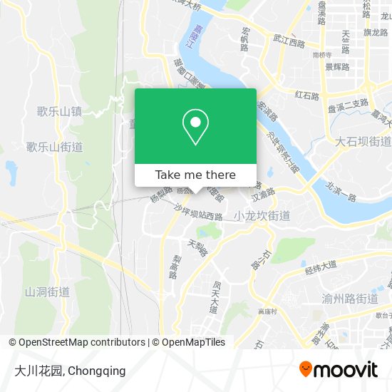 大川花园 map