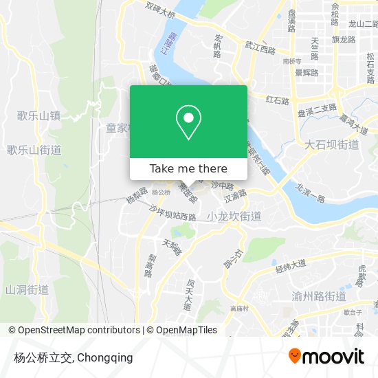 杨公桥立交 map