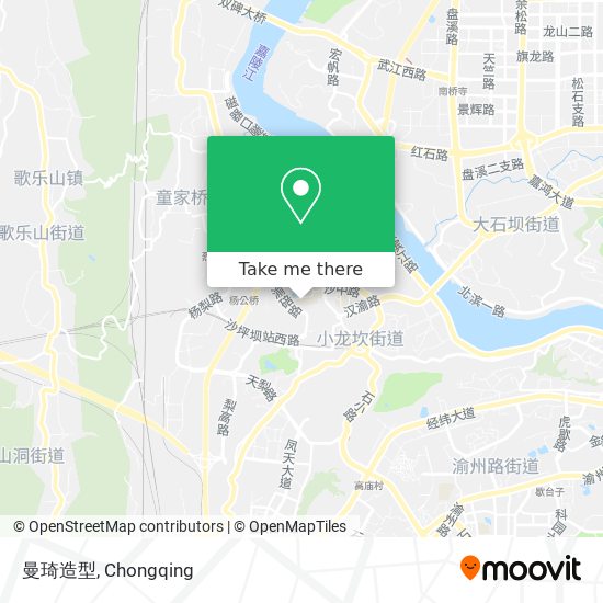 曼琦造型 map