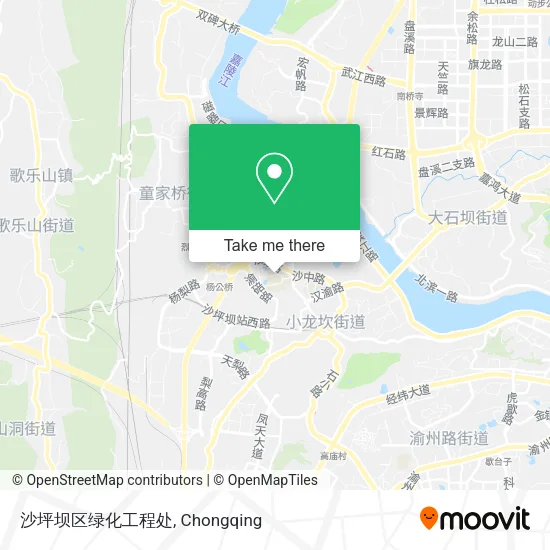 沙坪坝区绿化工程处 map