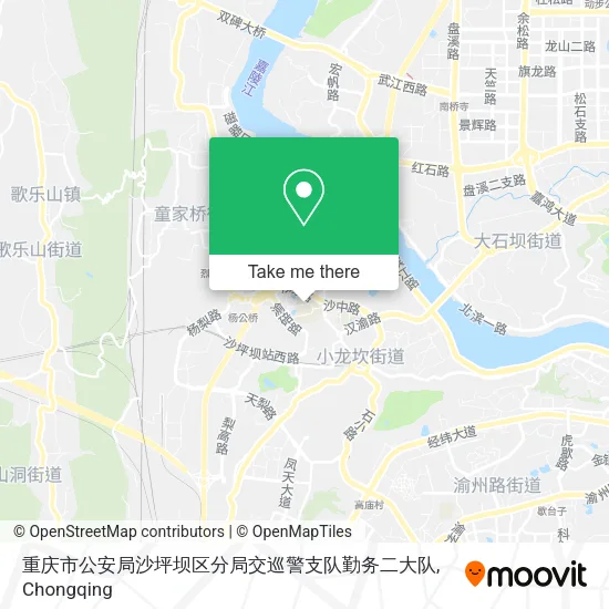 重庆市公安局沙坪坝区分局交巡警支队勤务二大队 map