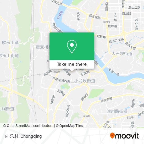 向乐村 map