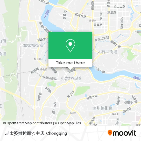 老太婆摊摊面沙中店 map