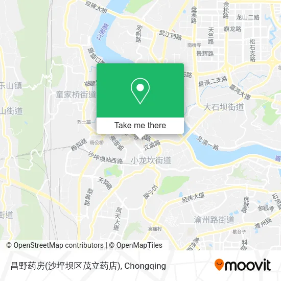 昌野药房(沙坪坝区茂立药店) map