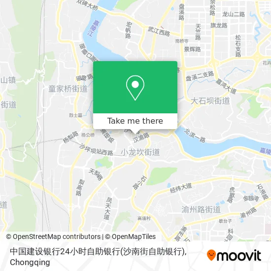 中国建设银行24小时自助银行(沙南街自助银行) map