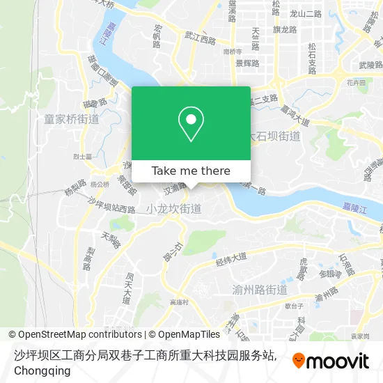 沙坪坝区工商分局双巷子工商所重大科技园服务站 map