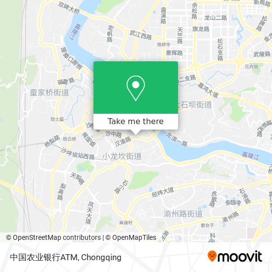 中国农业银行ATM map