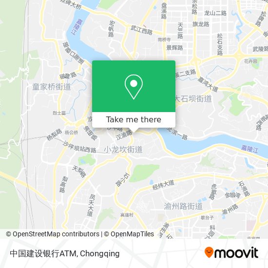 中国建设银行ATM map