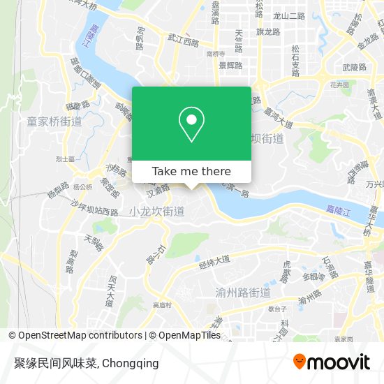 聚缘民间风味菜 map