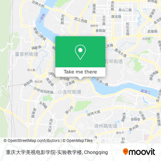 重庆大学美视电影学院-实验教学楼 map