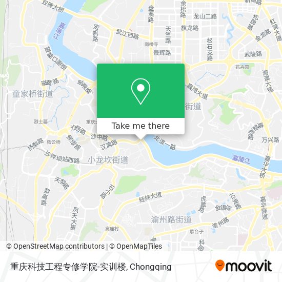 重庆科技工程专修学院-实训楼 map