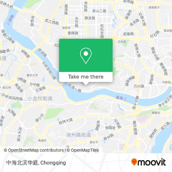 中海北滨华庭 map