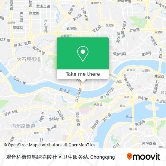 观音桥街道锦绣嘉陵社区卫生服务站 map