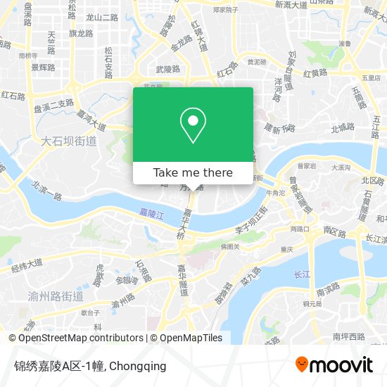 锦绣嘉陵A区-1幢 map