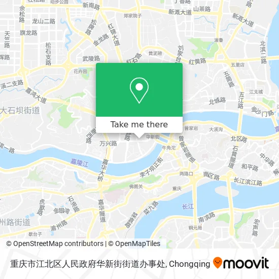 重庆市江北区人民政府华新街街道办事处 map