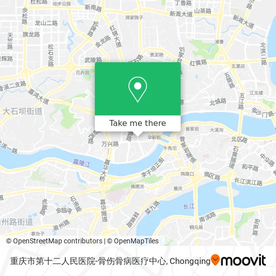 重庆市第十二人民医院-骨伤骨病医疗中心 map
