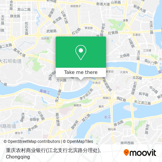 重庆农村商业银行(江北支行北滨路分理处) map