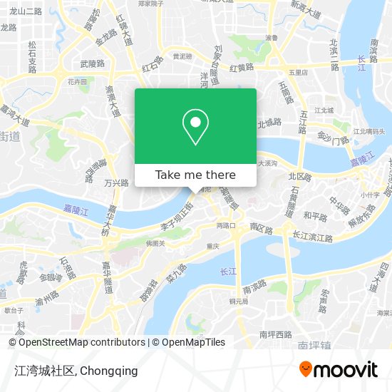 江湾城社区 map