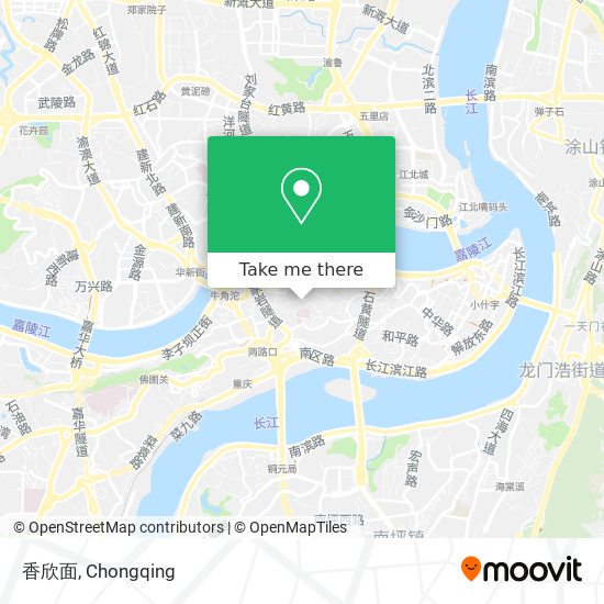 香欣面 map