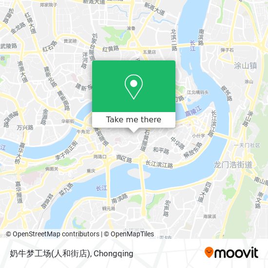 奶牛梦工场(人和街店) map
