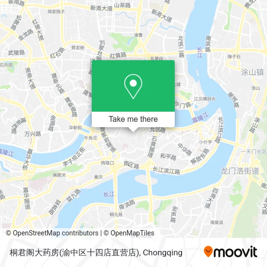 桐君阁大药房(渝中区十四店直营店) map