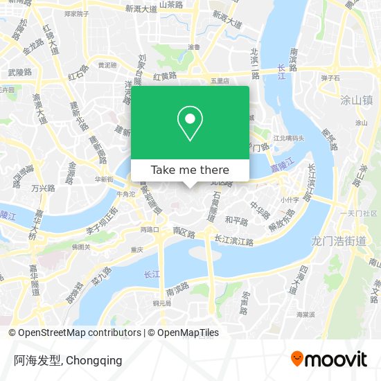 阿海发型 map