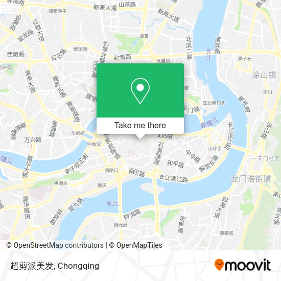 超剪派美发 map