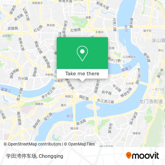 学田湾停车场 map