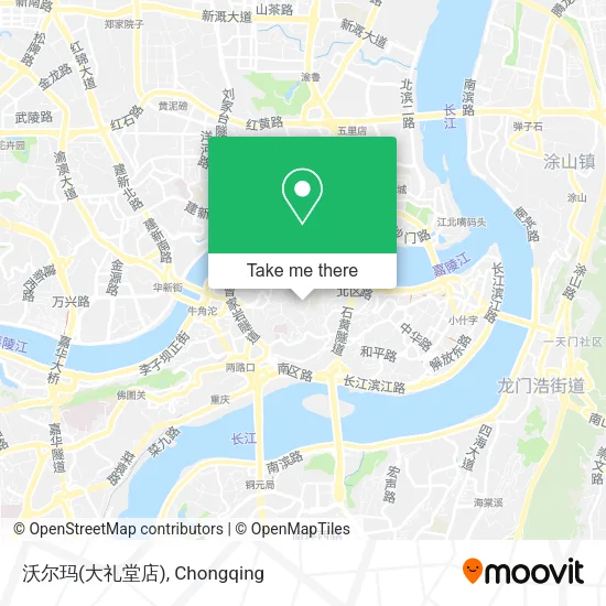 沃尔玛(大礼堂店) map