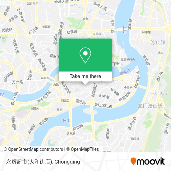 永辉超市(人和街店) map