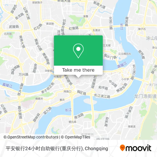 平安银行24小时自助银行(重庆分行) map