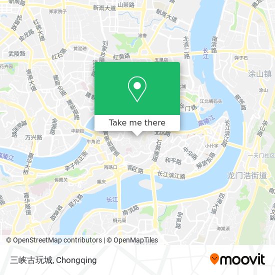 三峡古玩城 map