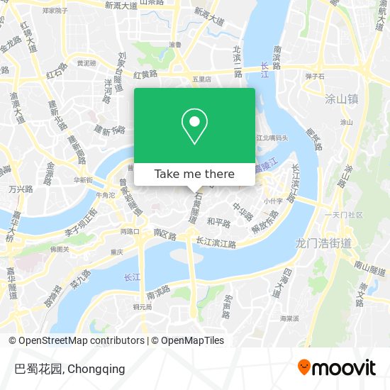 巴蜀花园 map