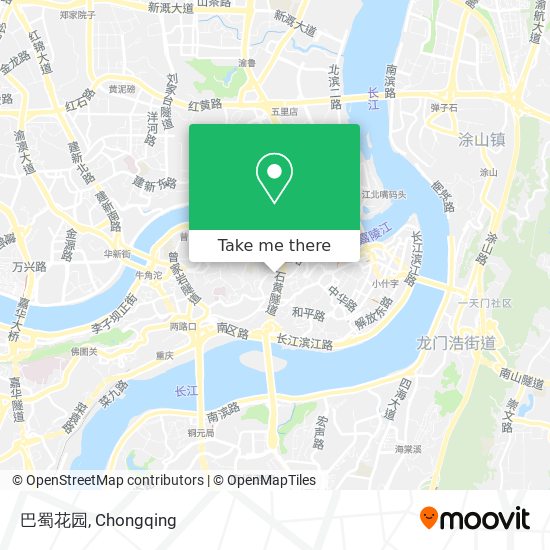 巴蜀花园 map