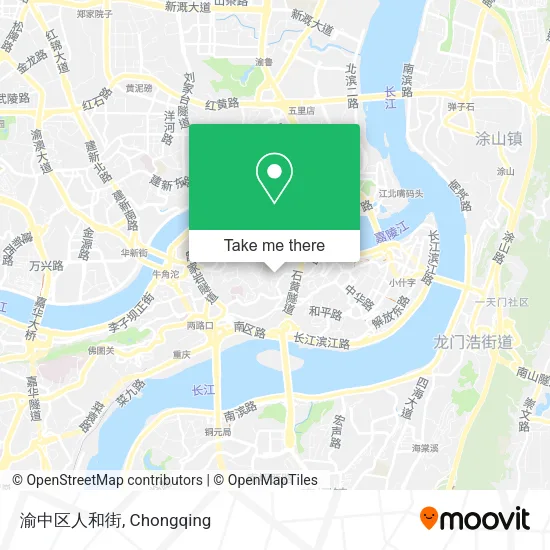 渝中区人和街 map