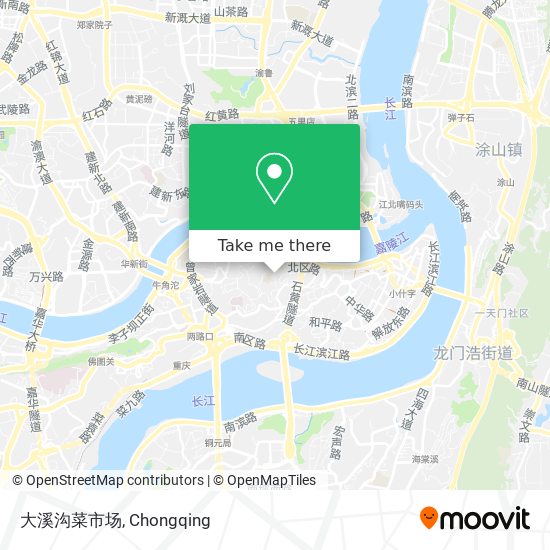 大溪沟菜市场 map