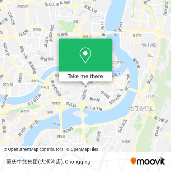 重庆中旅集团(大溪沟店) map