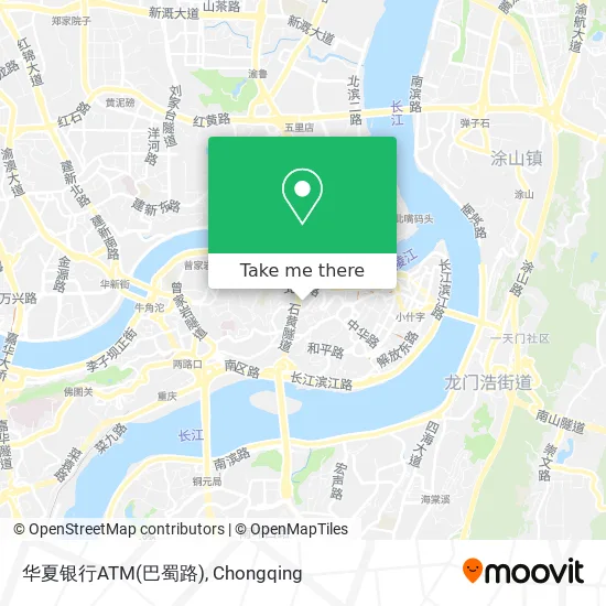 华夏银行ATM(巴蜀路) map