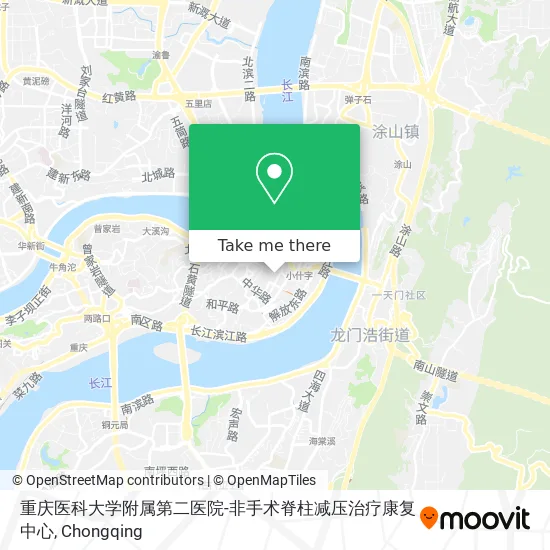 重庆医科大学附属第二医院-非手术脊柱减压治疗康复中心 map